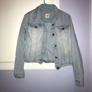 Light wash girls Cherokee jean jacket